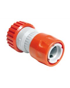 Snelkoppeling met stop en slanghouder ø 18-23 mm (pvc)