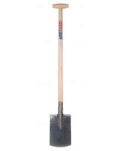 Damesspade - Blank gepolijst - Essenhouten steel - 85 cm