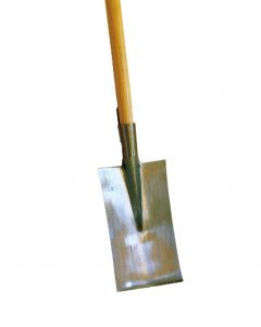 Spade - Frankrijk - Blank geslepen - Essenhouten steel - 90 cm